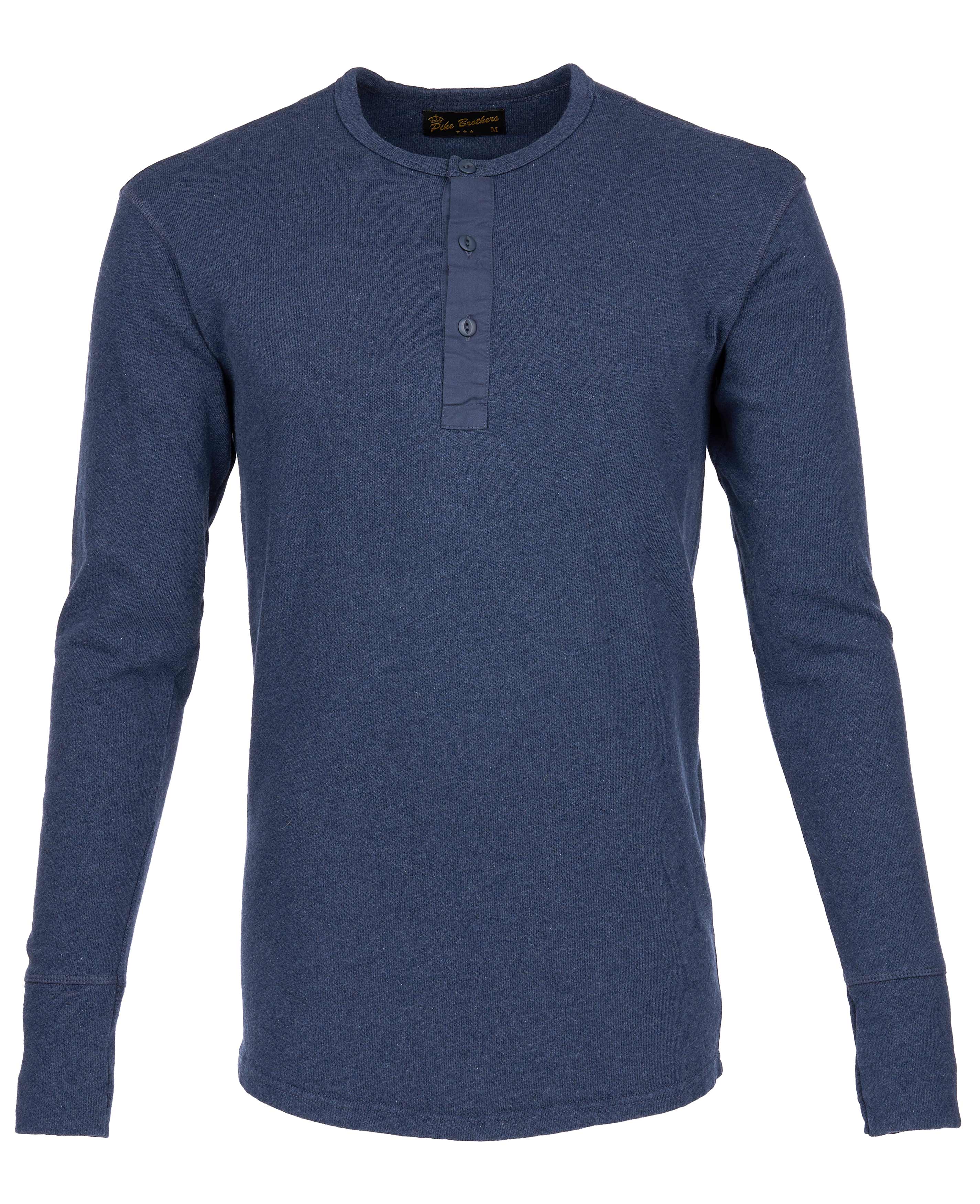 1954 Utility Shirt Long Sleeve indigo melange