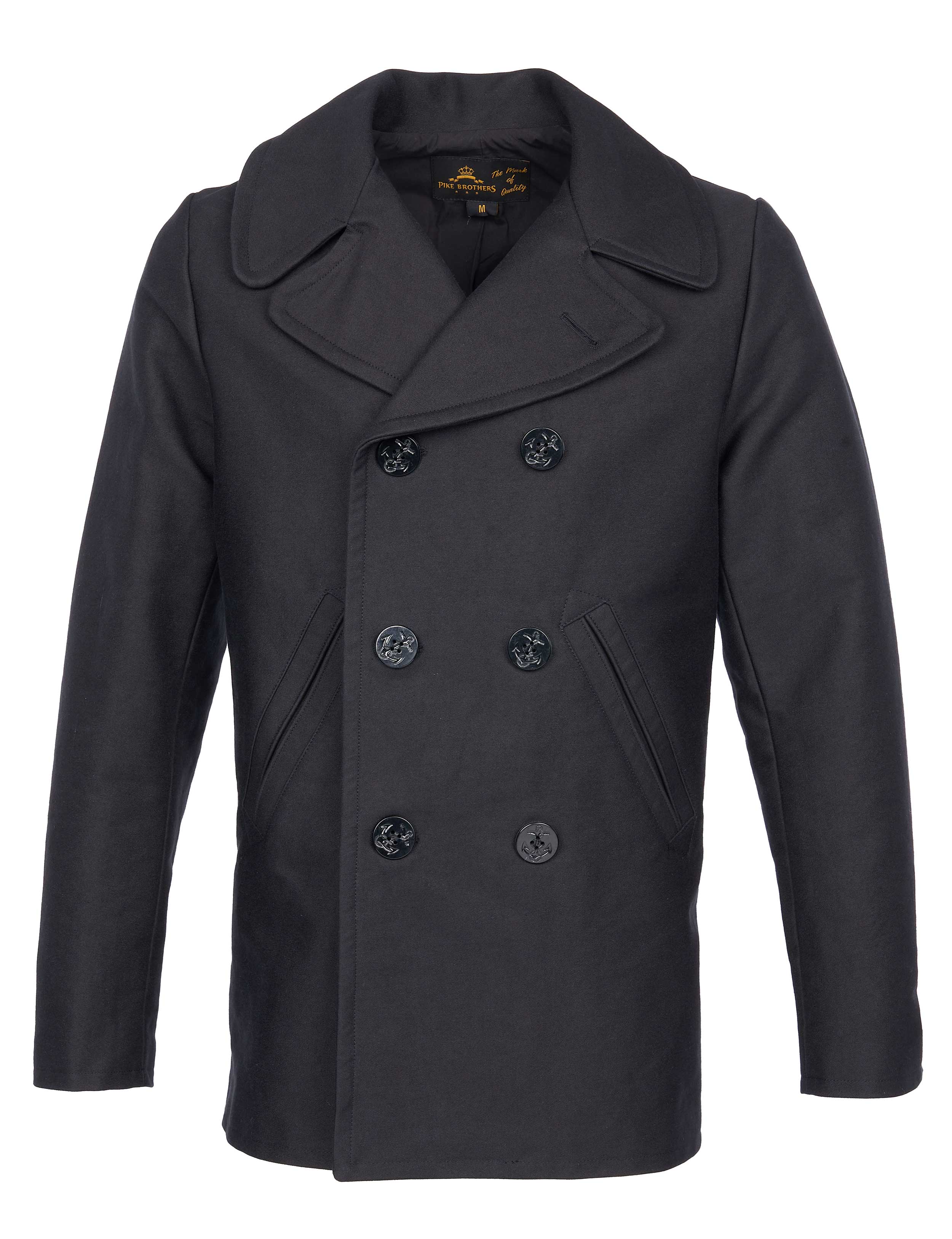 1938 Pea Coat Elephant Skin black O&E