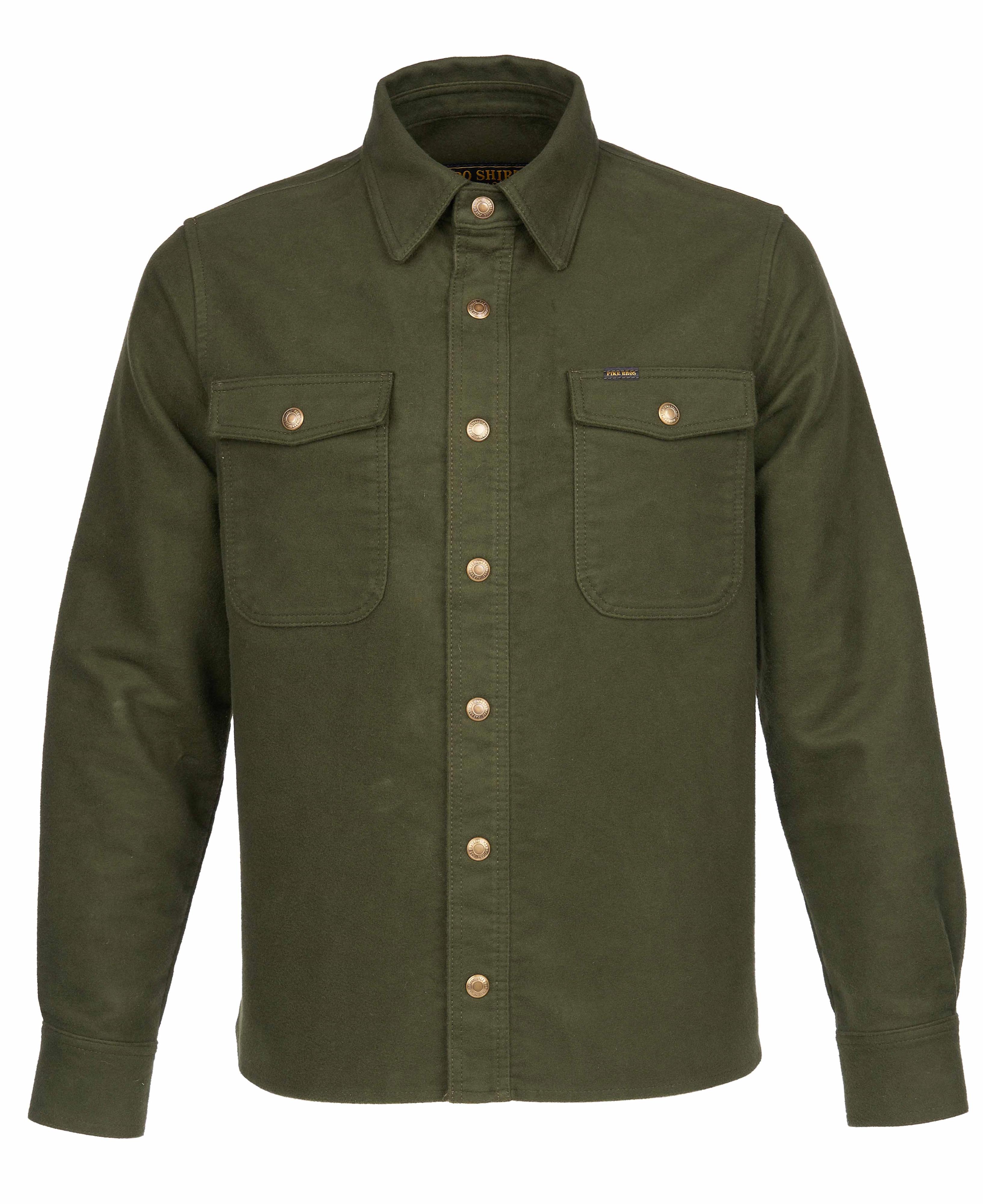 1943 CPO Shirt Moleskin moss