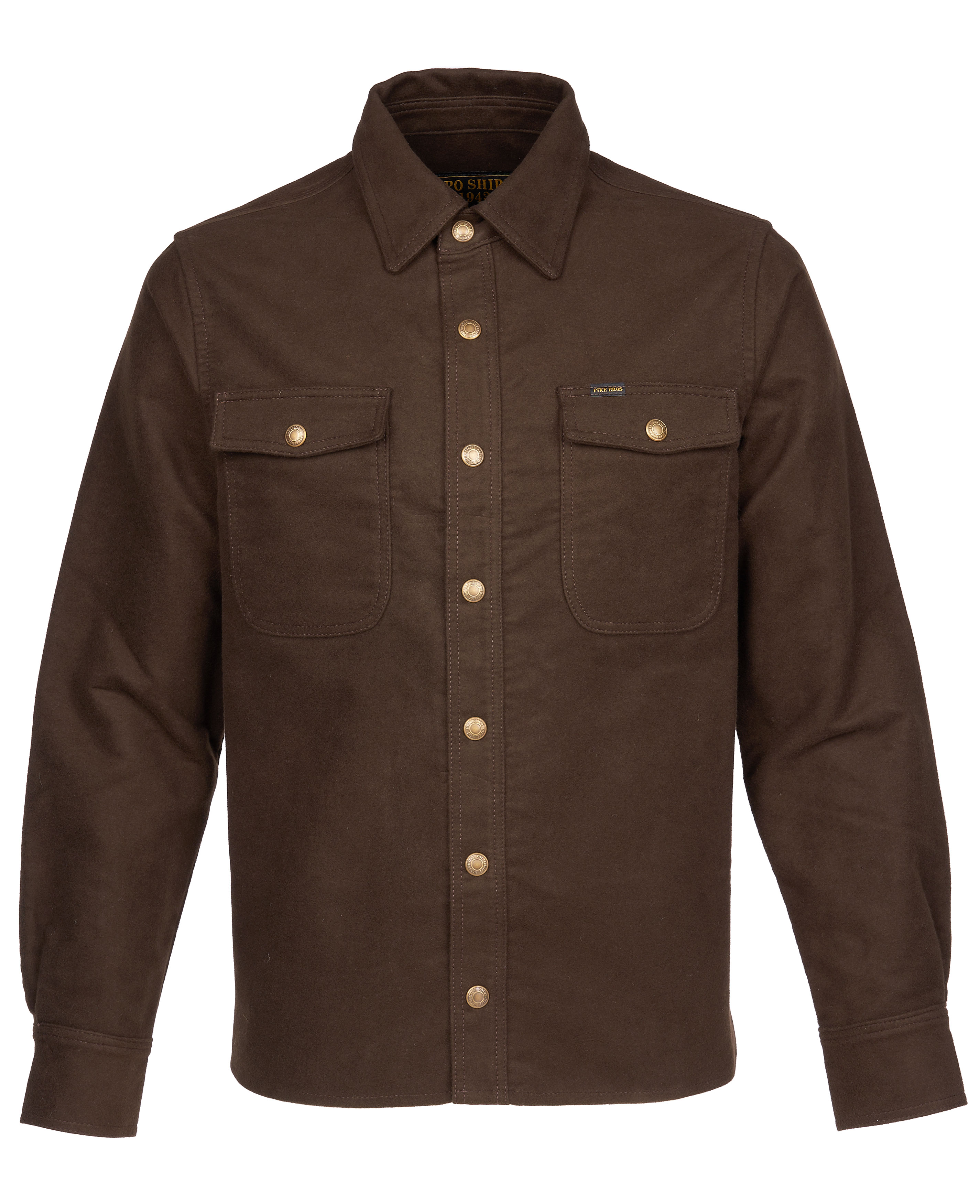 1943 CPO Shirt Moleskin soil brown