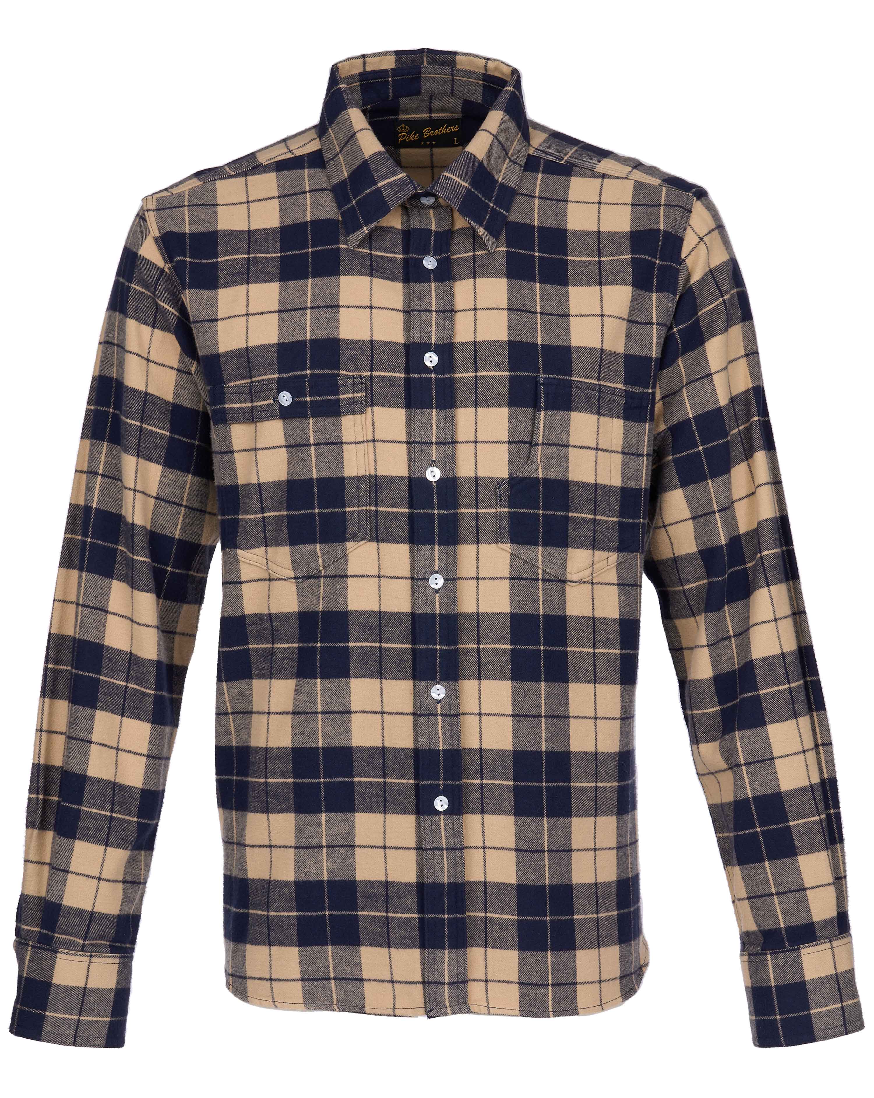 1937 Roamer Shirt blue flannel