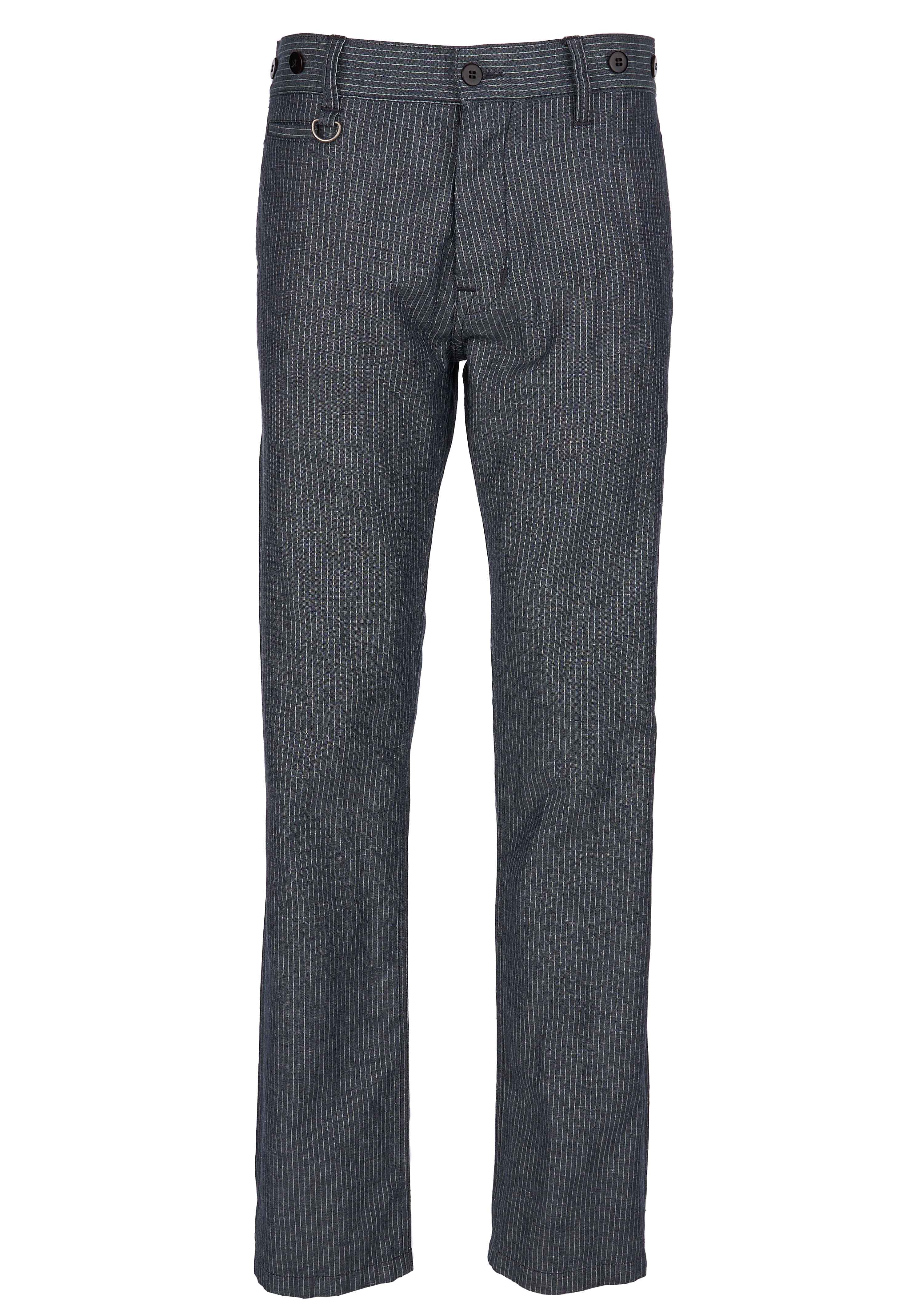 1942 Hunting Pant grey striped linen