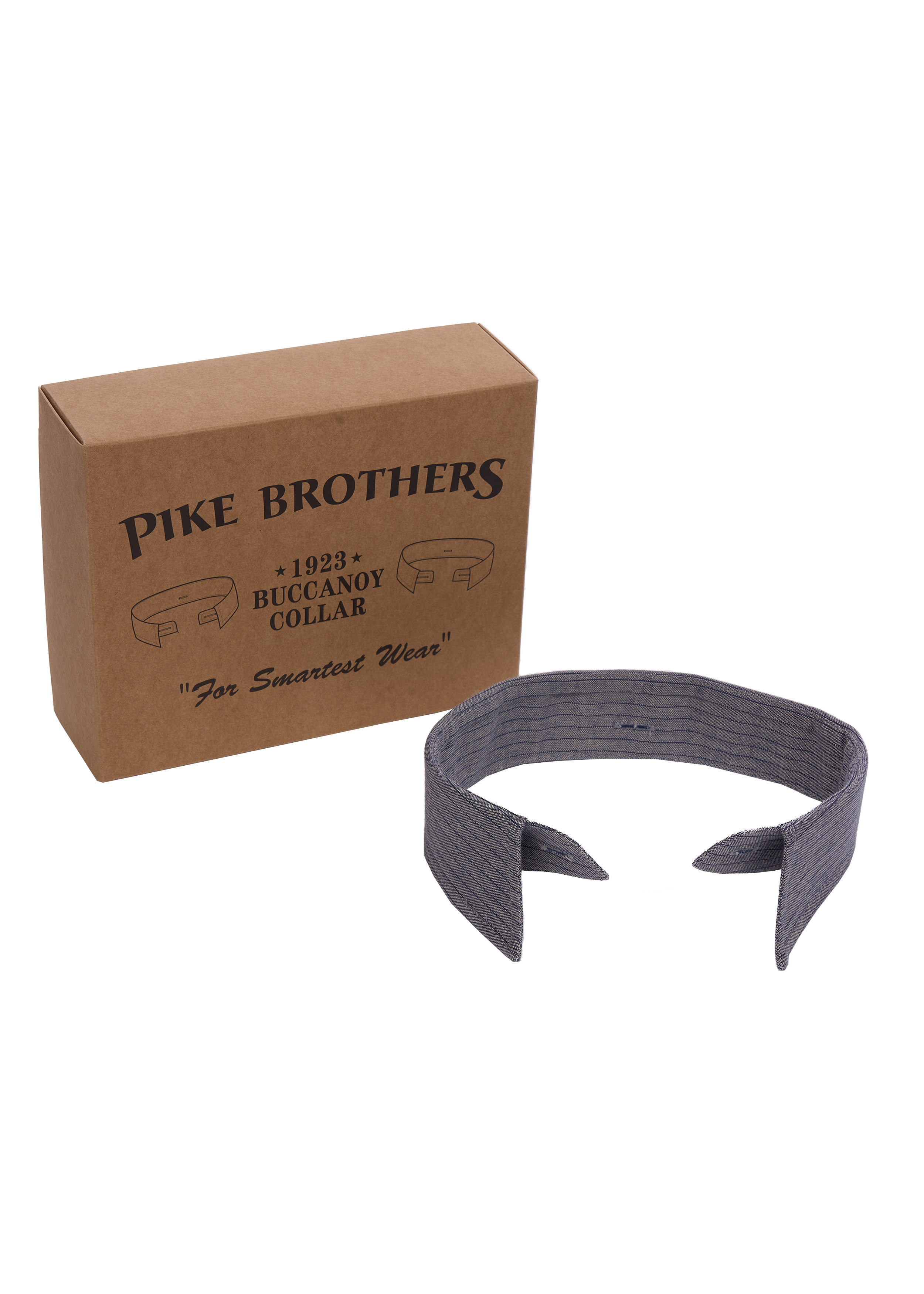 1923 Buccanoy Collar grey striped