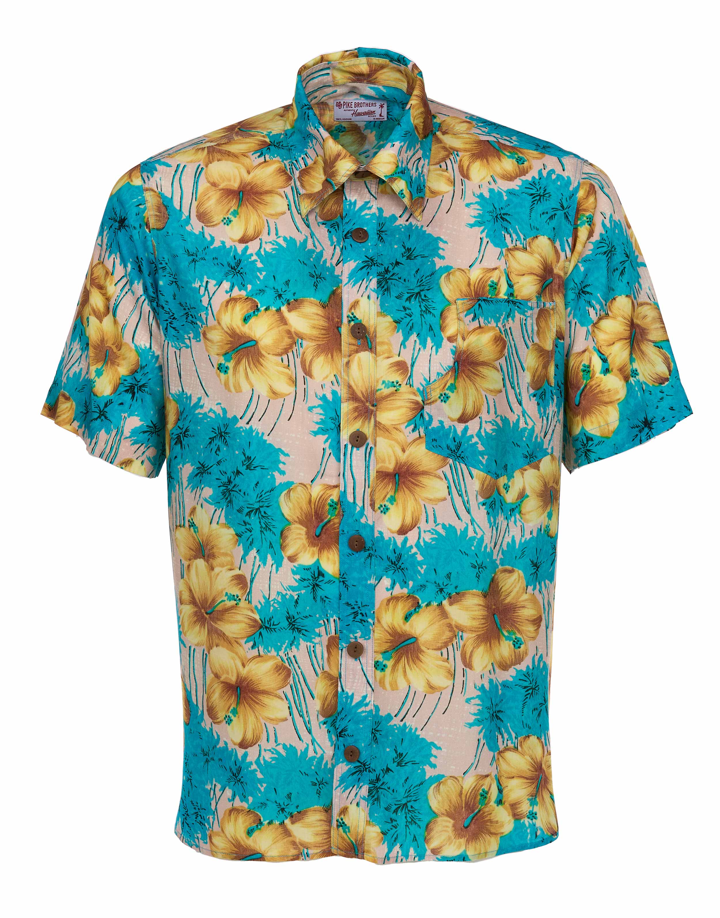 1937 Roamer Shirt Short sleeve Pulemoku blue O&E