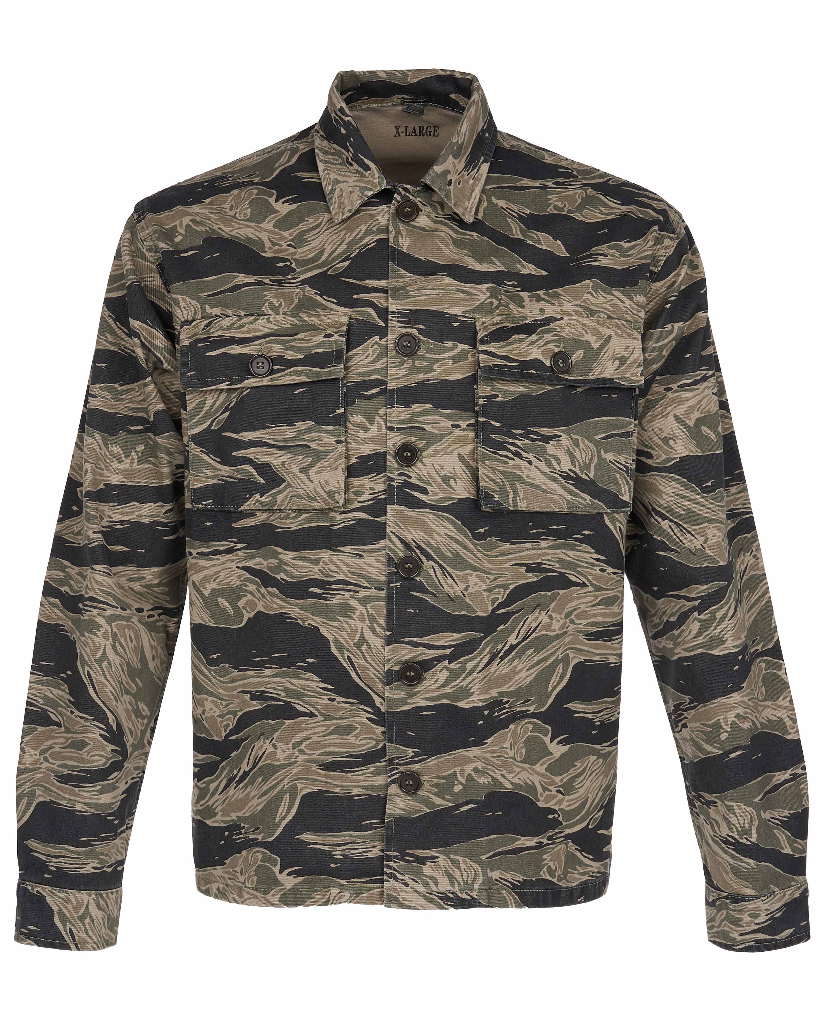 1966 Jungle Shirt Tiger Stripe O&E