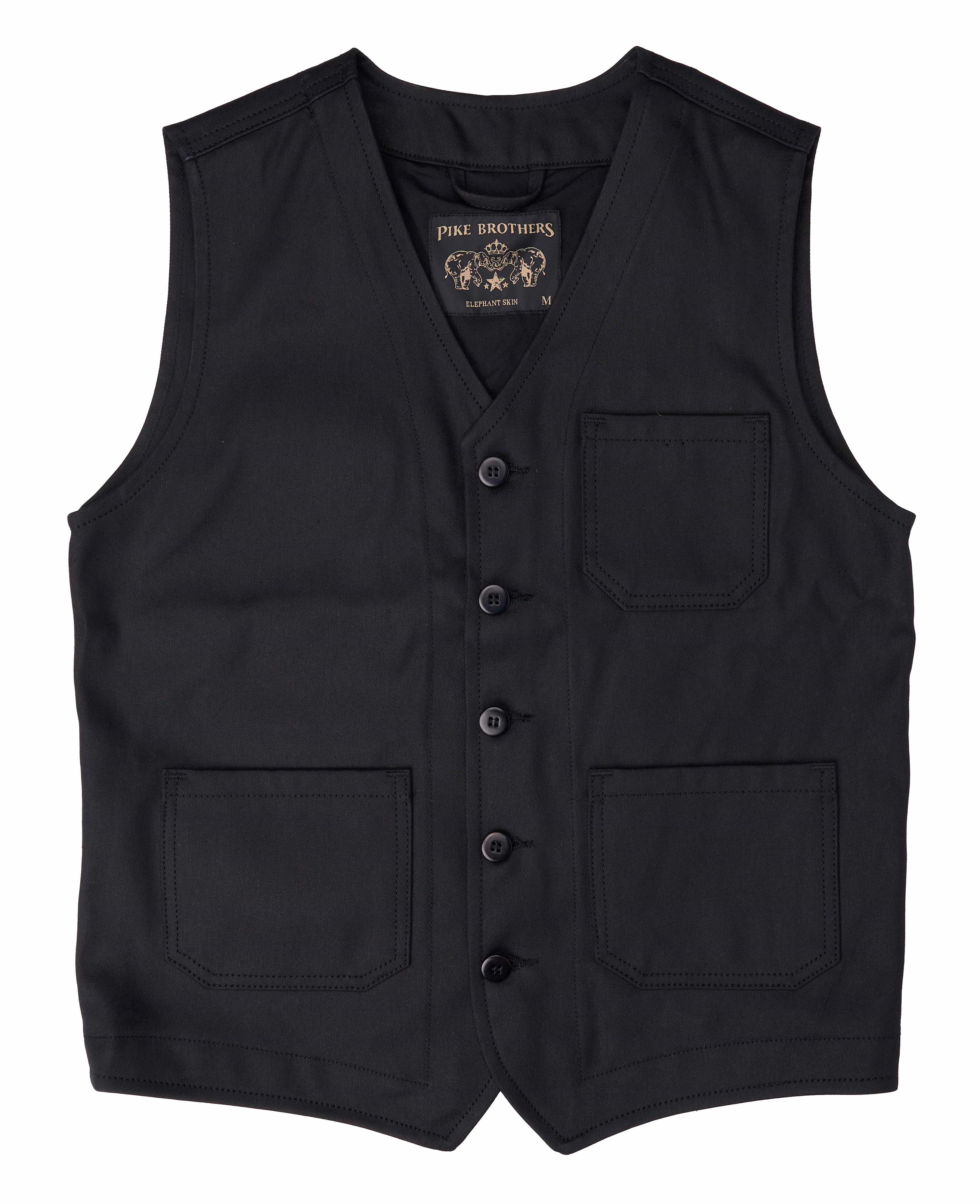 1937 Roamer Vest Elephant Skin black 1937 Roamer Vest Elephant Skin black