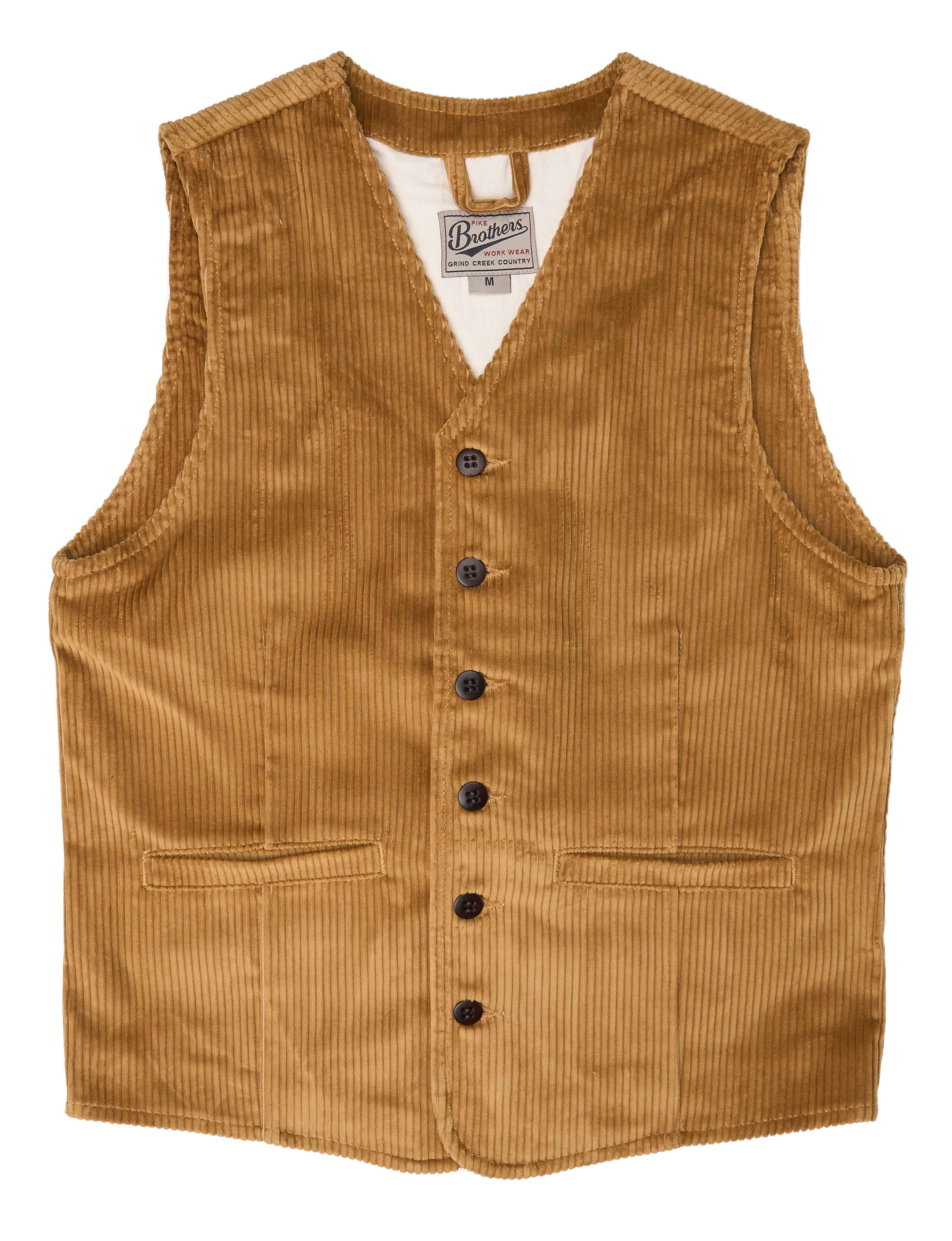 1905 Hauler Vest Goliath Cord Mustard 1905 Hauler Vest Goliath Cord Mustard
