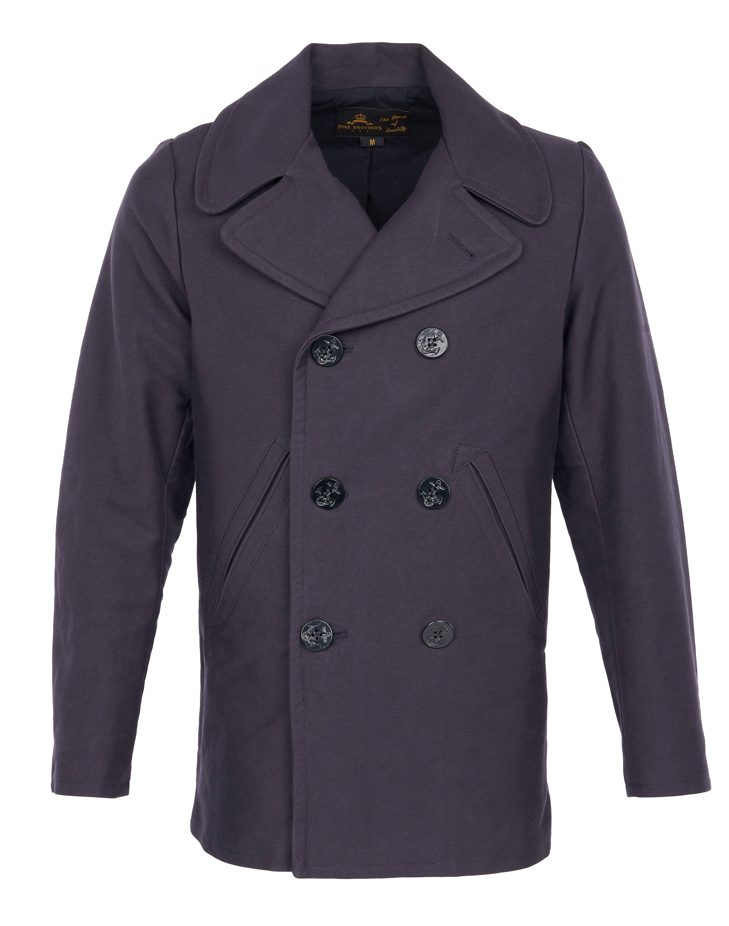 1938 Pea Coat Elephant Skin asphalt grey O&E