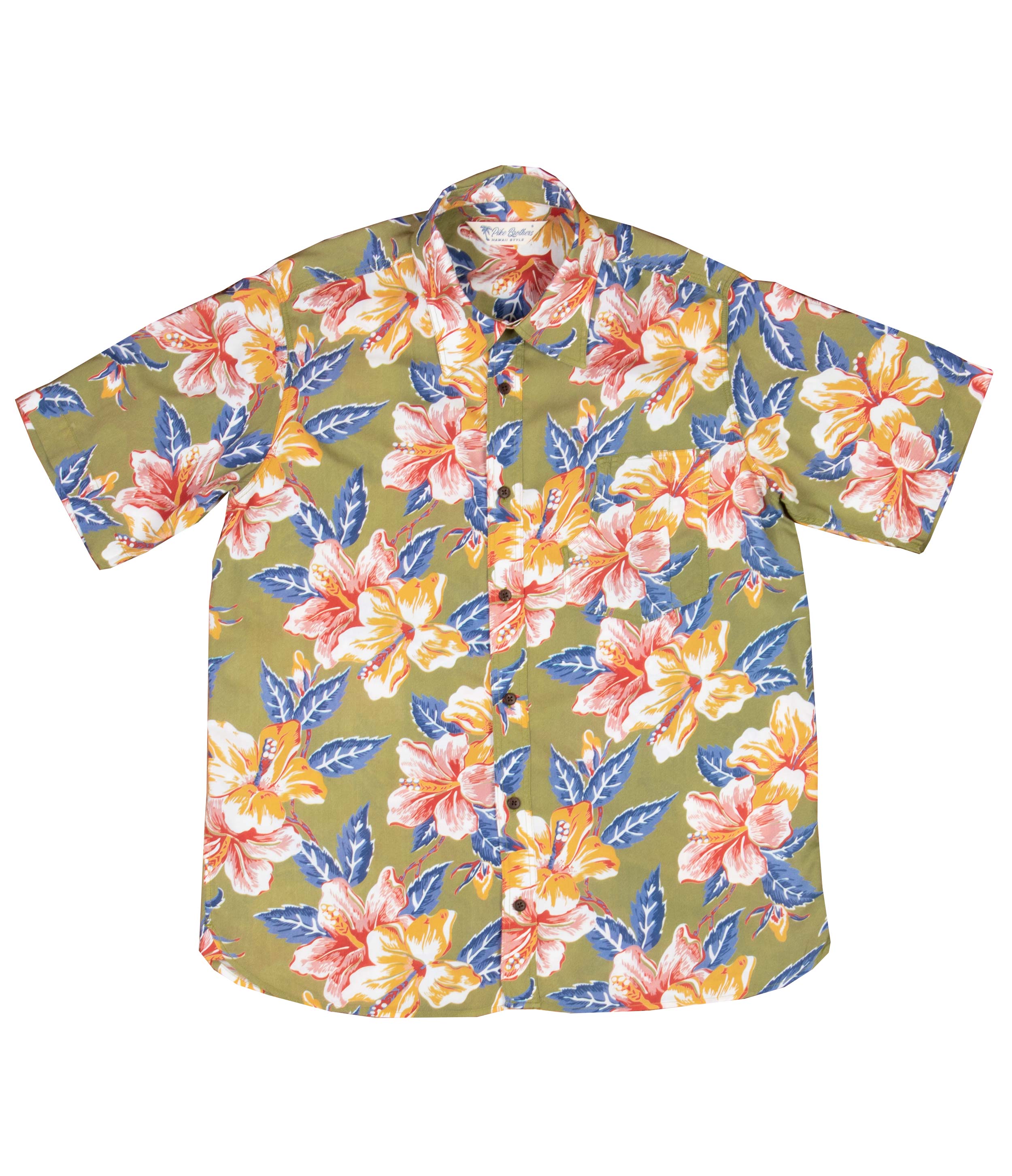 1937 Roamer Shirt Short sleeve Maohu green O&E