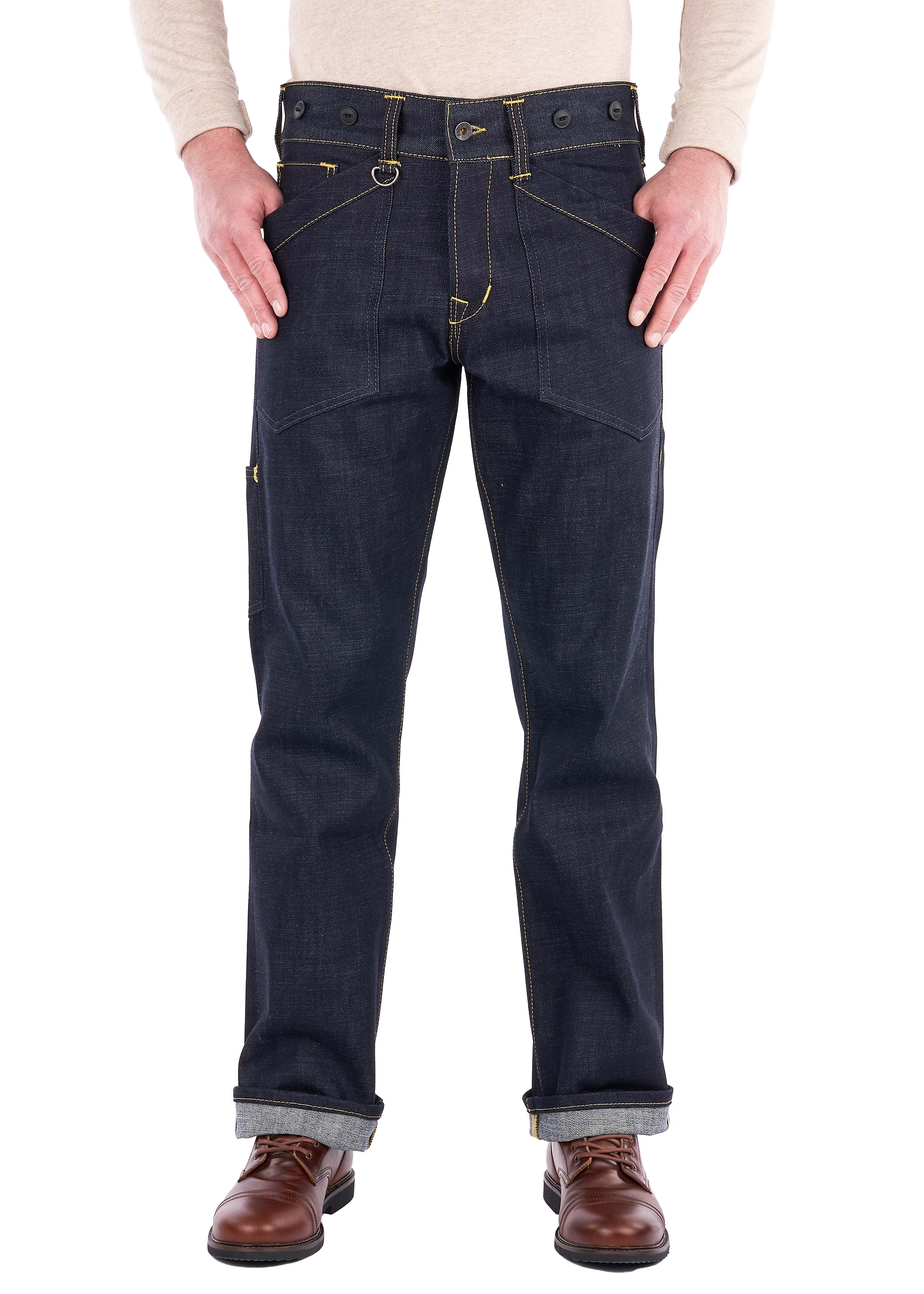1936 Chopper Pant 16oz indigo O&E