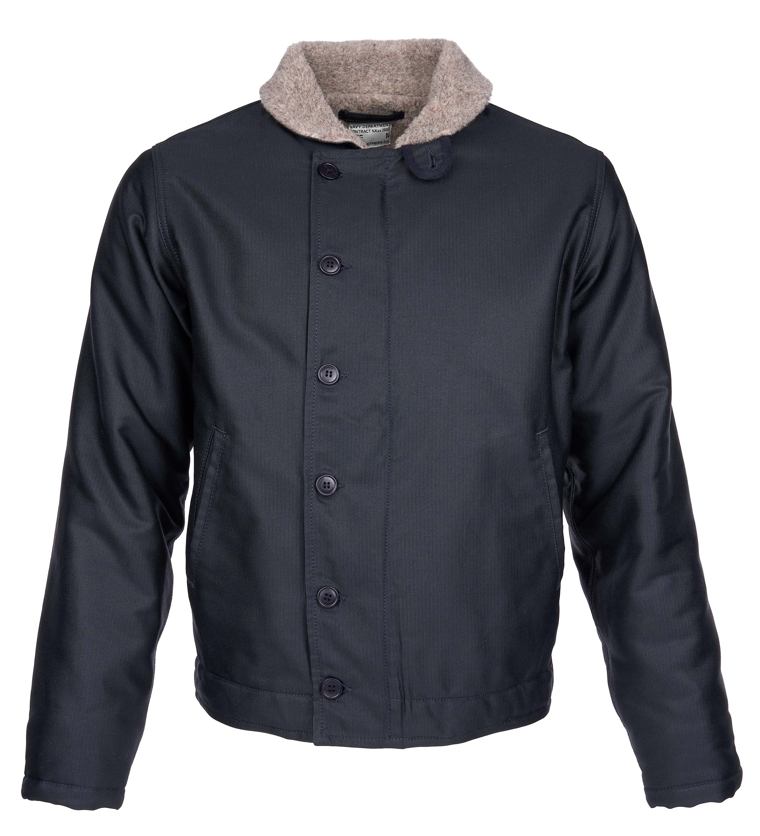 1944 N1 Deck Jacket waxed navy
